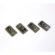 F-ONE T-nuts lot de 4 &eacute;crous en T M6