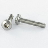 Vis inox &agrave; t&ecirc;te cylindrique bomb&eacute;e large &agrave; empreinte TORX T30 M6 mm
