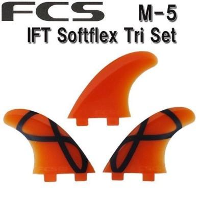 FCS M5 Tri Fin Set softflex