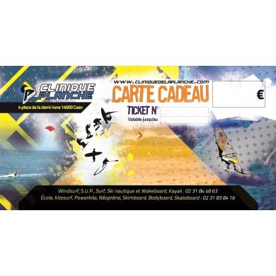 Carte ch&egrave;que cadeau