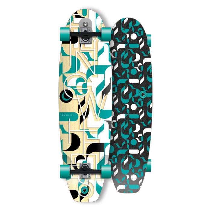 FLYINGWHEELS Pisces 36" Surfskate