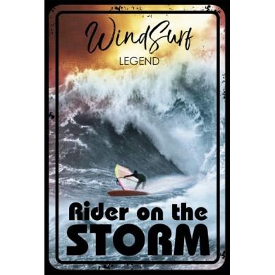 Plaque M&eacute;tal Windsurf Legend