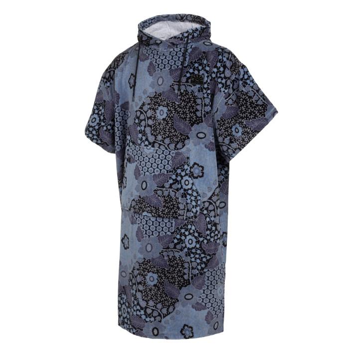 MYSTIC Poncho Velour AOP 2023