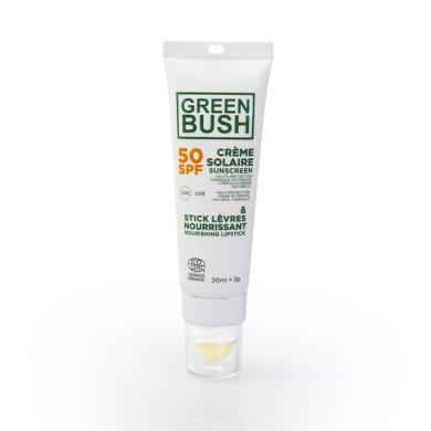 COMBI: CREME SOLAIRE SPF50 / STICK LEVRE NOURRISANT &ldquo;BIO COSMOS&rdquo;