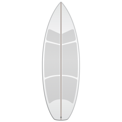 Versa traction grip transparent Shortboard kit