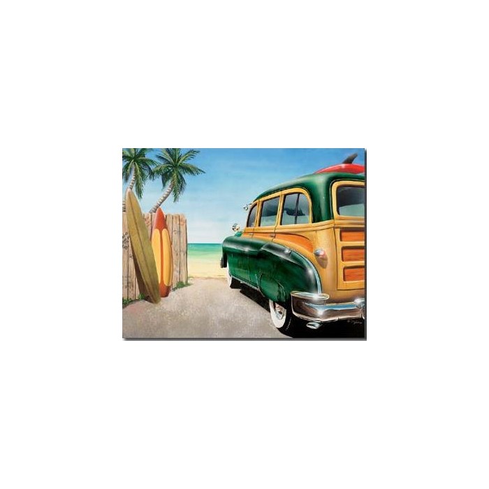 Plaque Green Woody