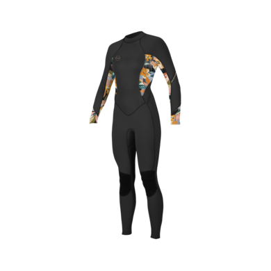 Bahia 3/2 Full BZ Femme Noir et Fleurs