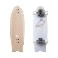 SUMMER VIBES White Beach Skateboard By Smoothstar